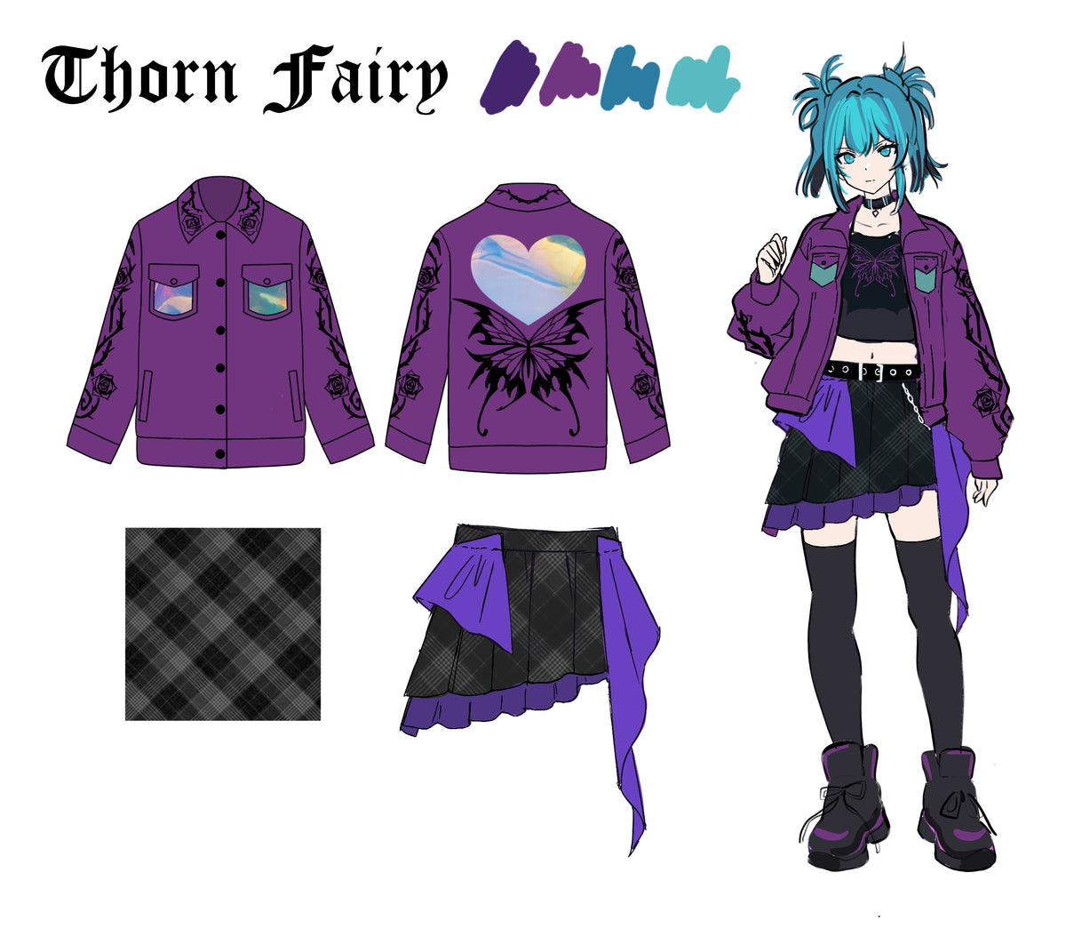 Thorn Fairy Ita Jacket SET (PRE-ORDER) – JellyPinch Apparel