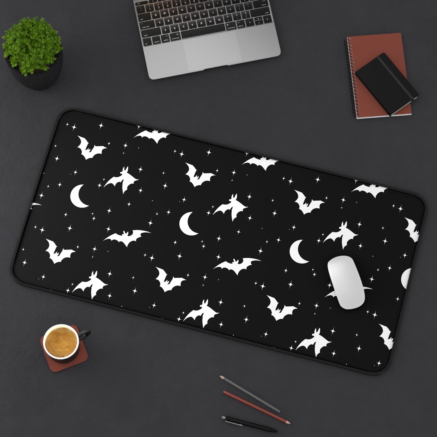 Midnight Bats Desk Mat