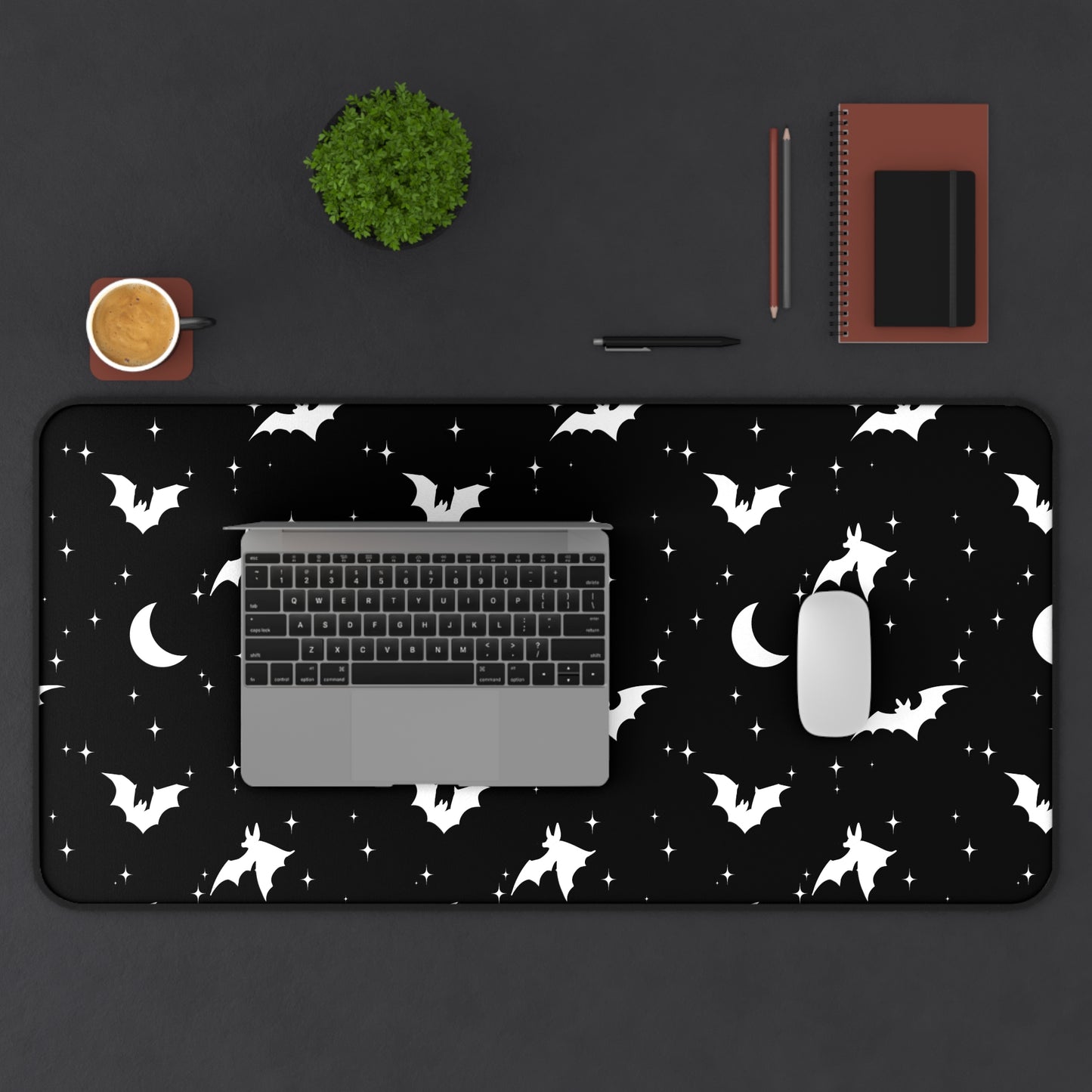 Midnight Bats Desk Mat