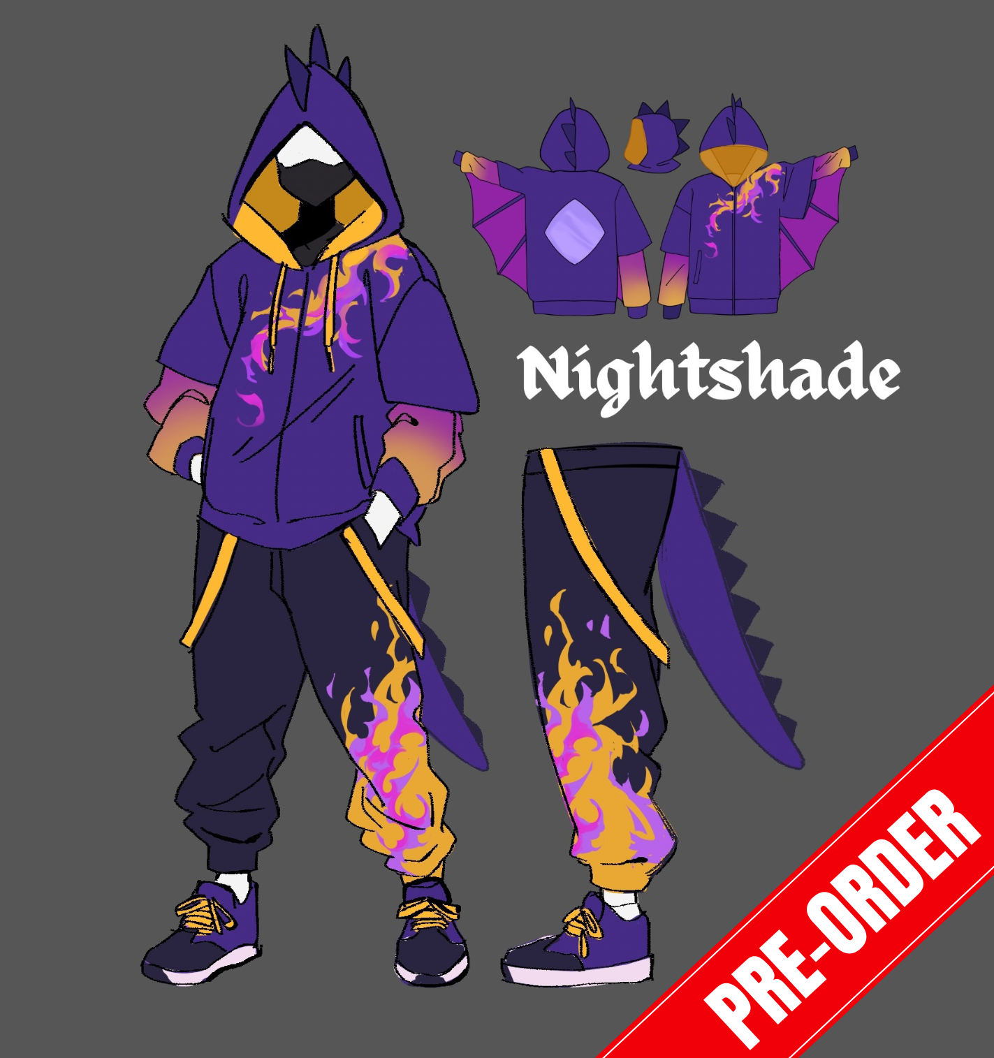 Nightshade Dragon Ita Jacket SET (PRE-ORDER)