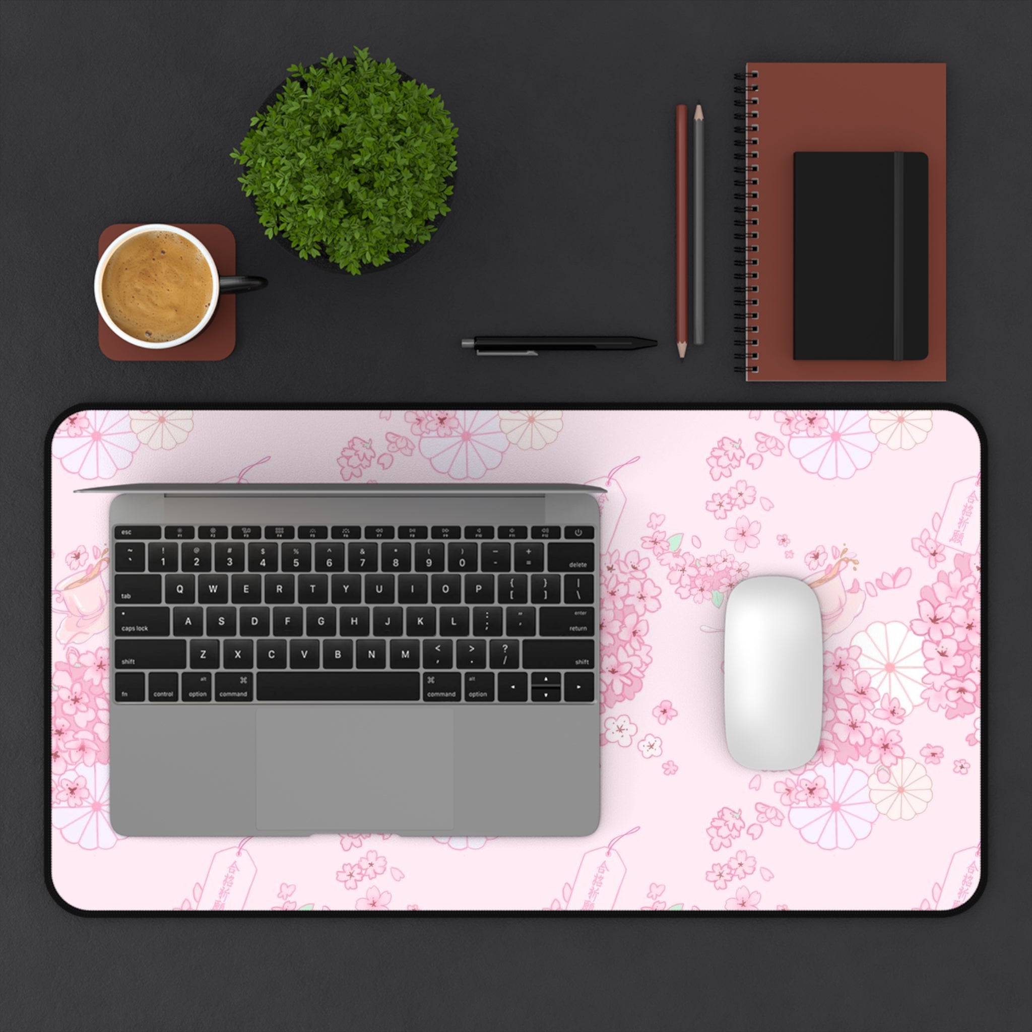 Sakura Teatime Desk Mat (Pink)