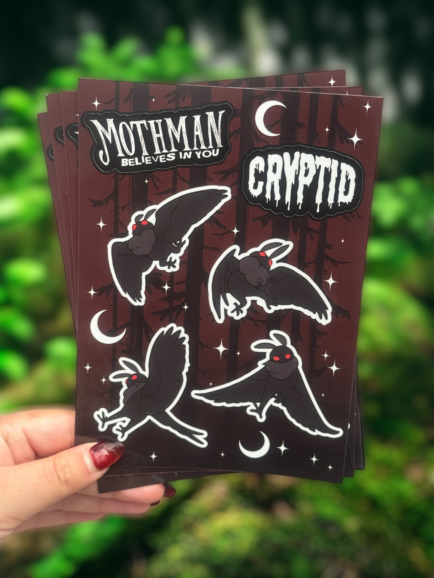 Mothman Sticker Sheet