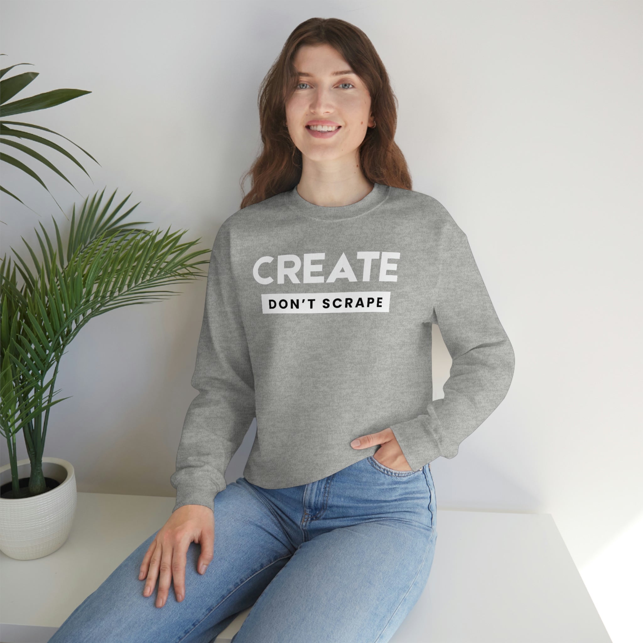 Create Don't Scrape Sweater