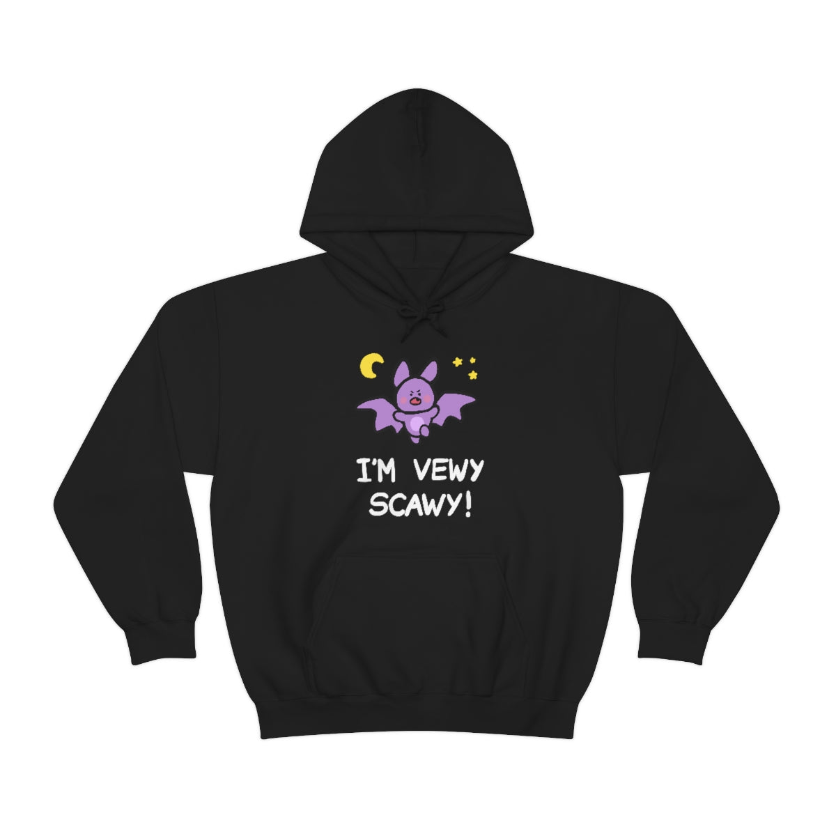 I'm Vewy Scawy Gummi Hoodie (Black/Purple)