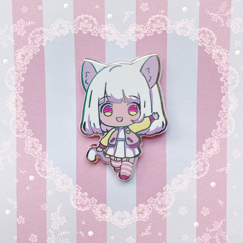 Mieko Enamel Pin 1.5 inch