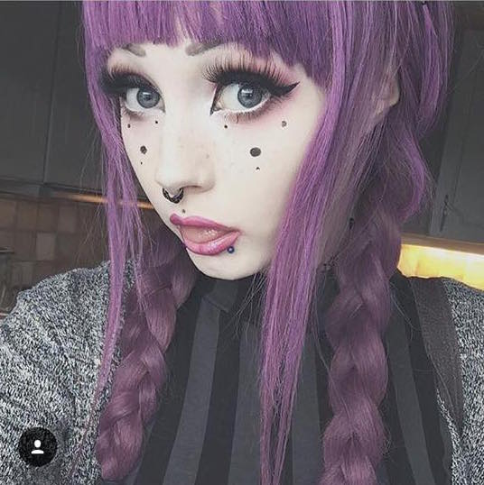 Grim Cherry Wig 75cm Heat Resistant - peachiieshop