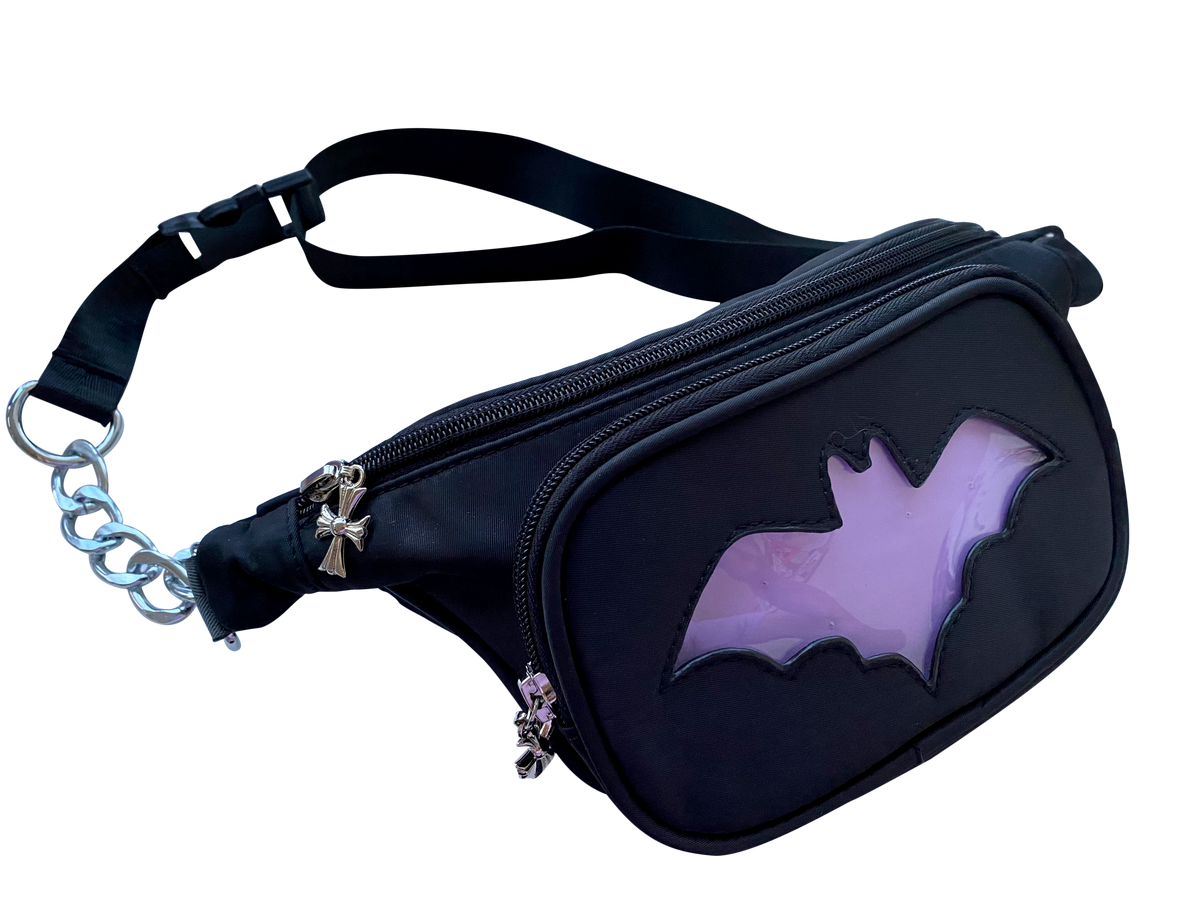 Pastel Goth Bat Ita Fanny Pack JellyPinch Apparel