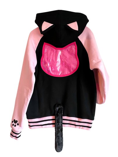 Pink and Black Cat Ita Jacket
