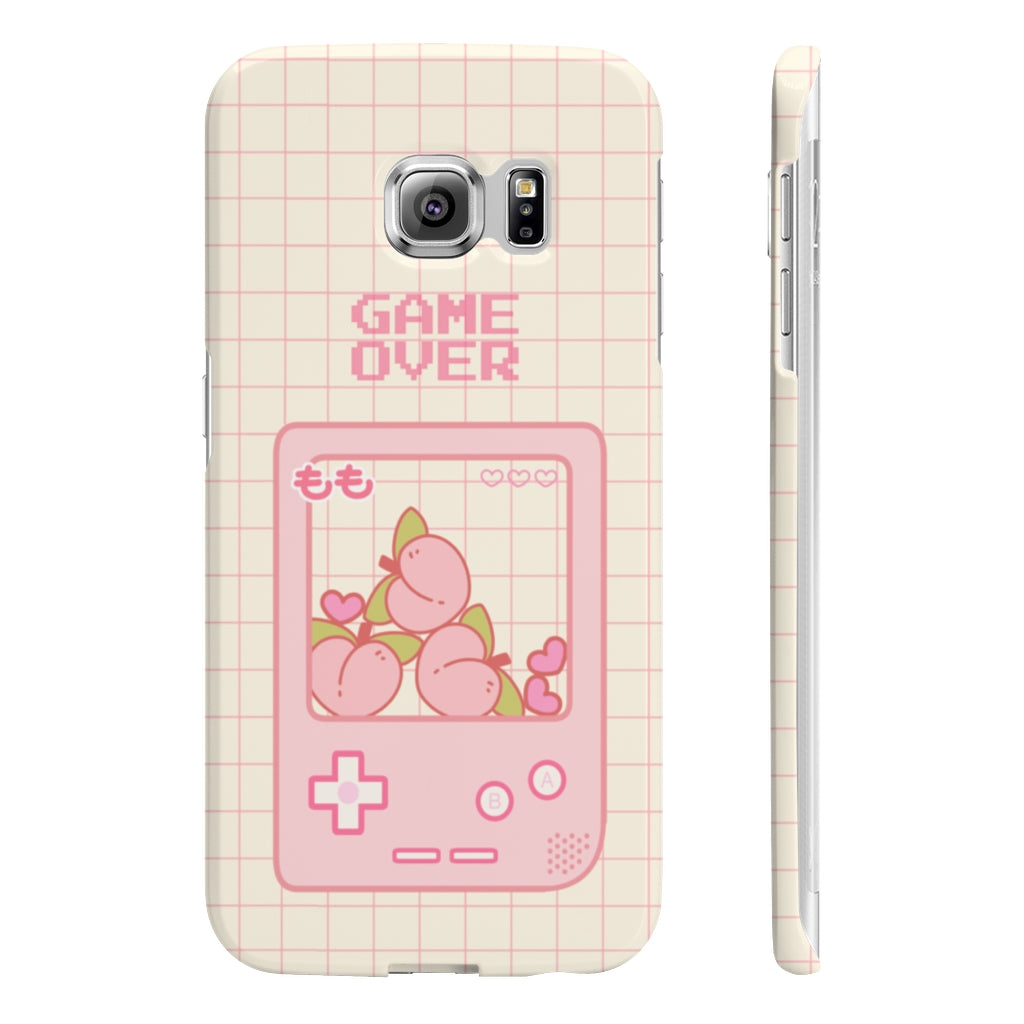 Game Over Peach Phone Case (samsung, iphone, huawei +100 more)