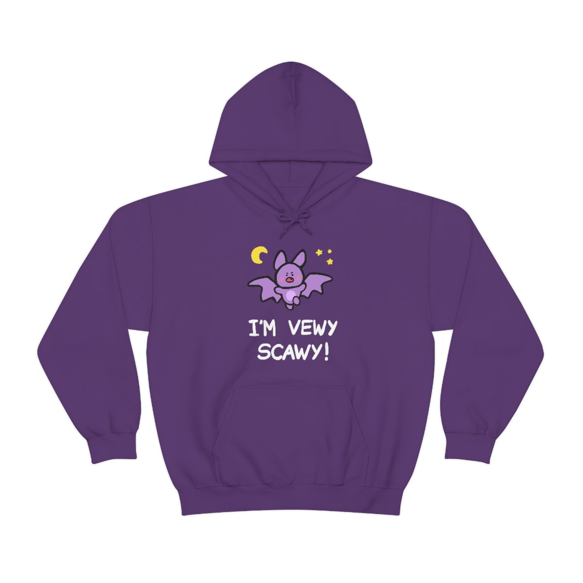 I'm Vewy Scawy Gummi Hoodie (Black/Purple)