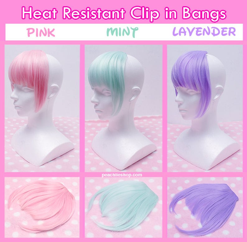Pastel Fairy Kei Clip in Bangs