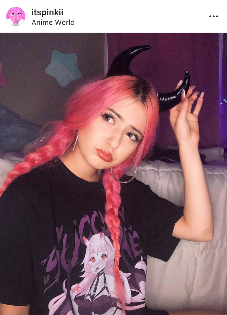 Succubae T-Shirt (Black) by fawnbomb