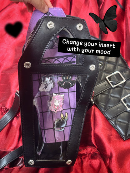 Sacred Coffin Ita Bag with Removable Cover