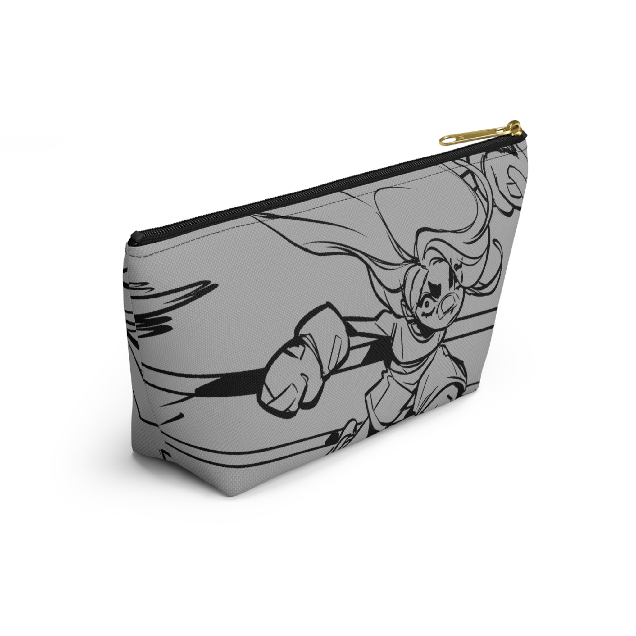 Super Punchy Girl Pouch (Grey)