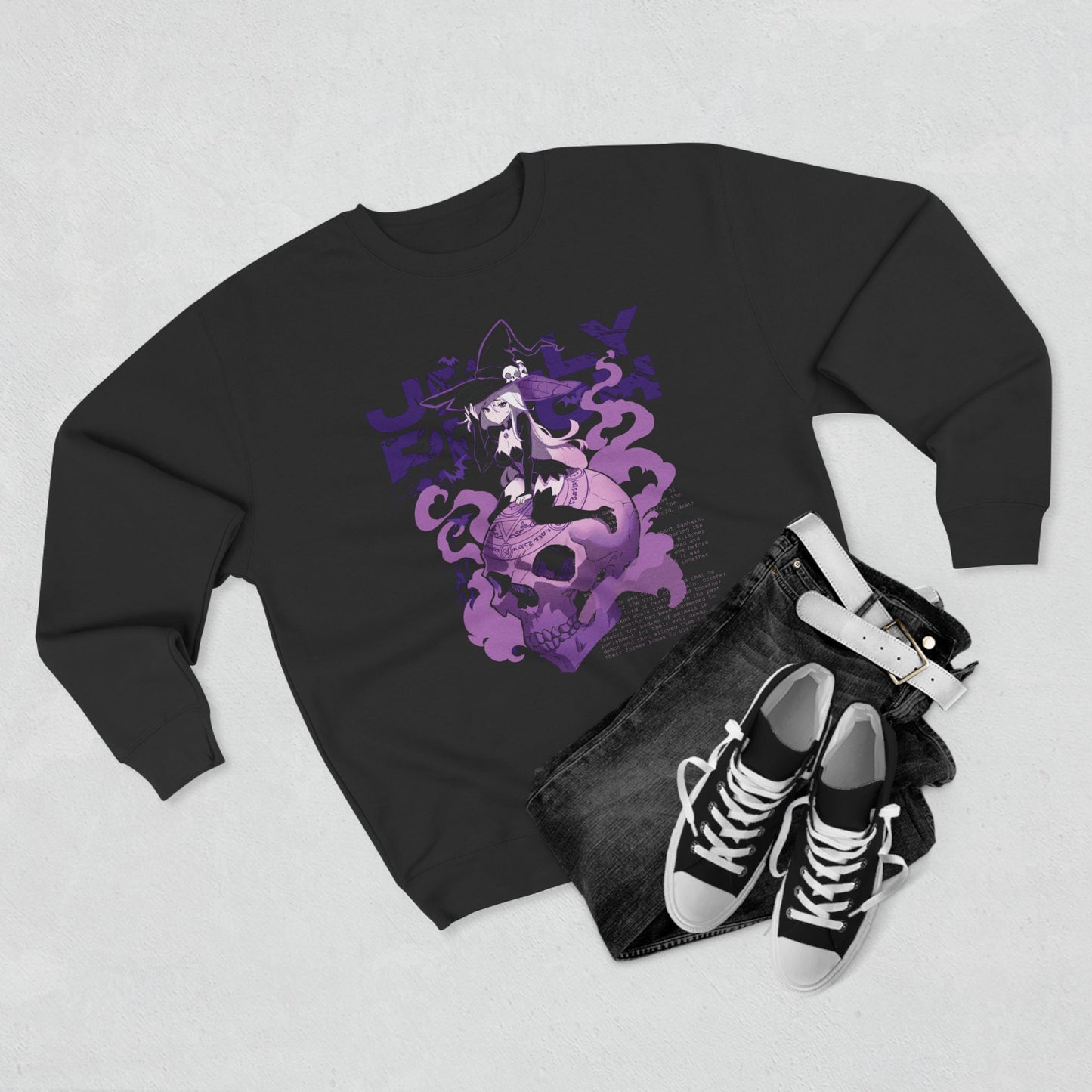 SkullRider Witch Crewneck Sweatshirt