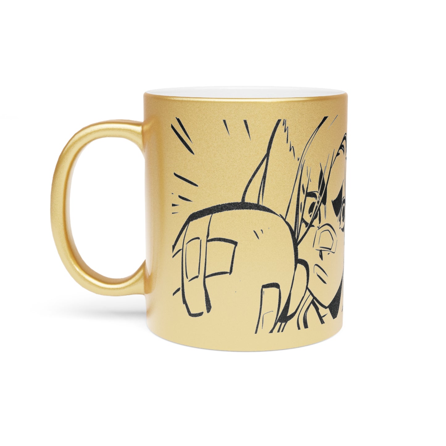 Bex Metallic Mug (Silver\Gold)