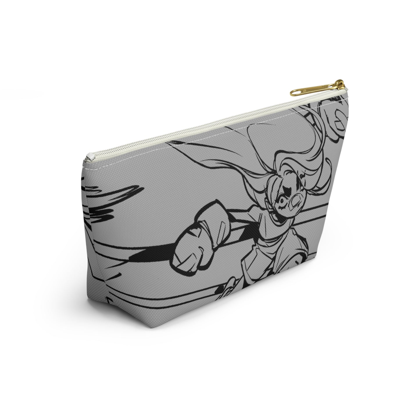 Super Punchy Girl Pouch (Grey)