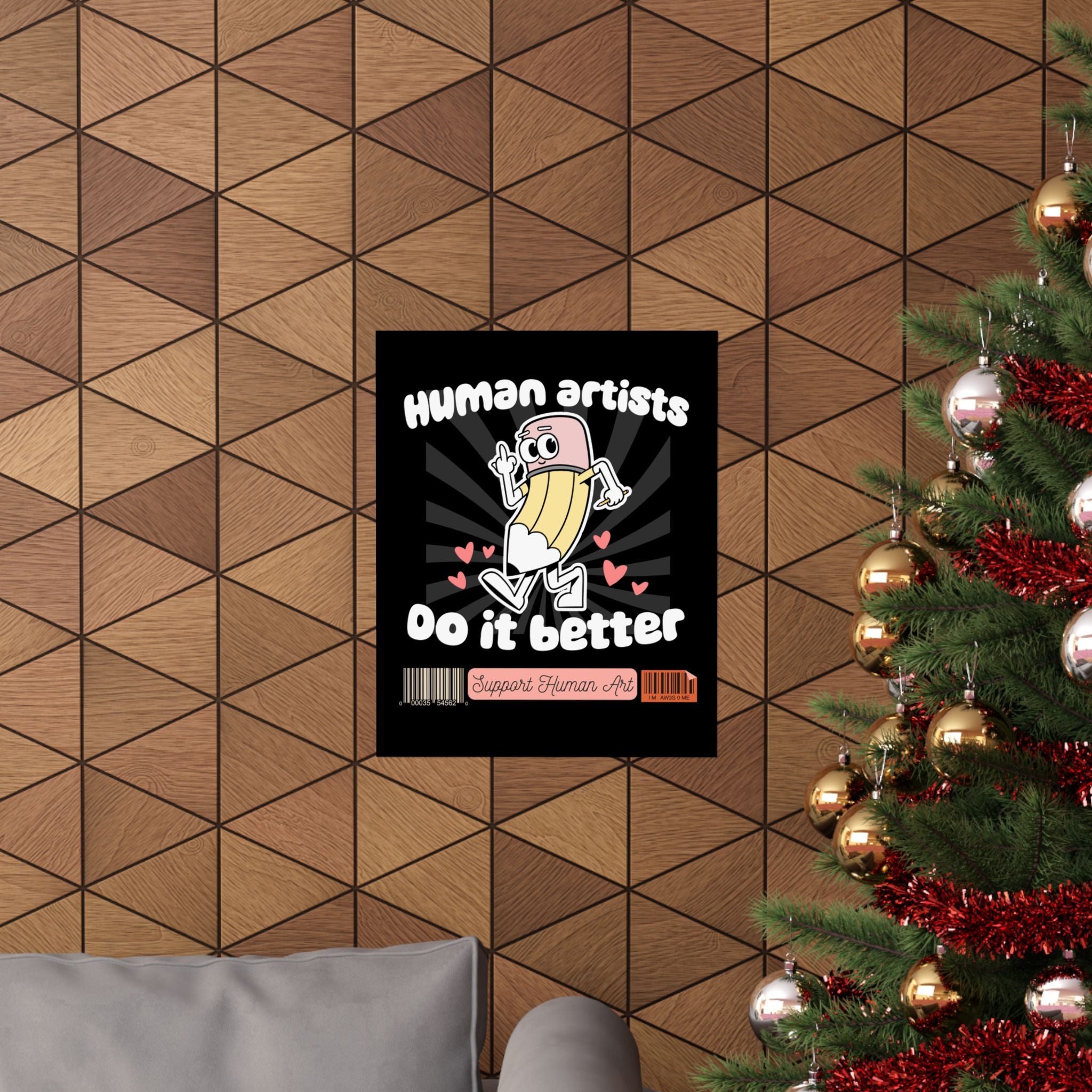 Human Artists Do It Better Poster