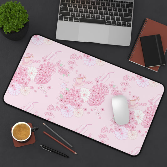 Sakura Teatime Desk Mat (Pink)