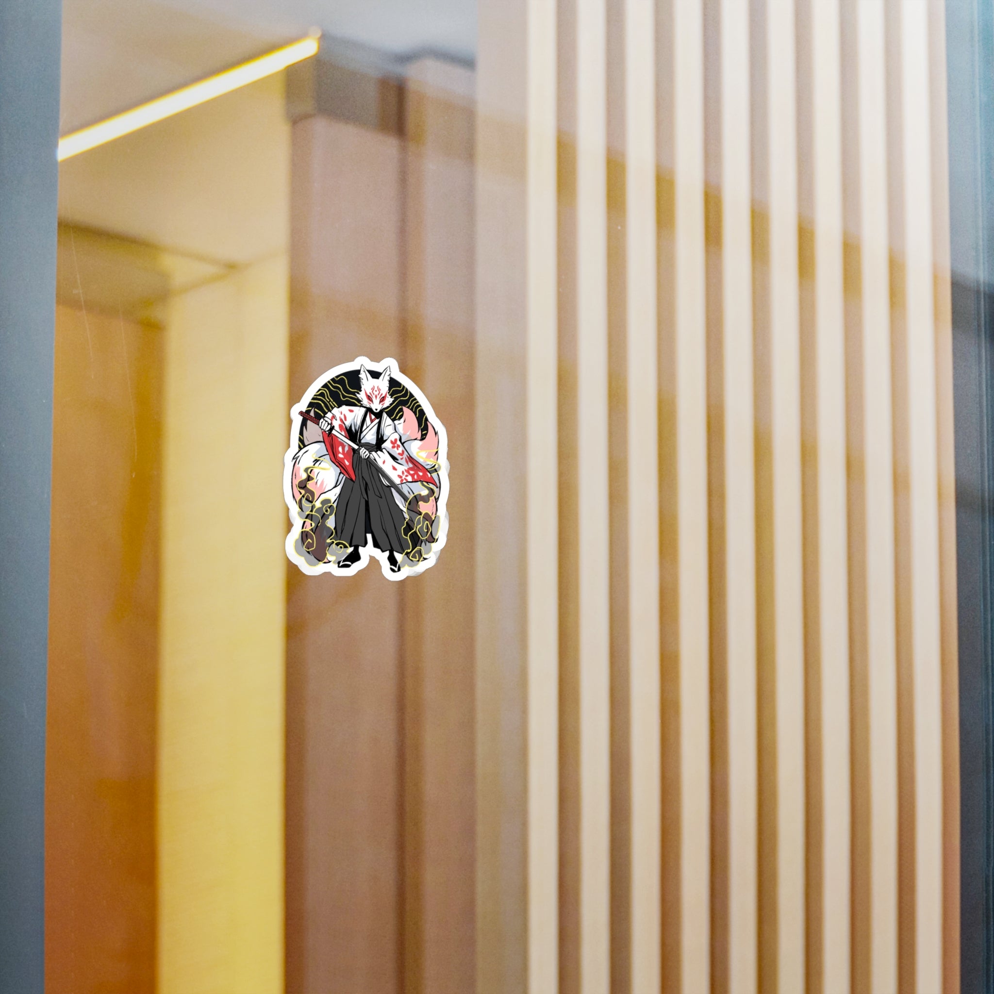 Kitsune Fox Ren Sticker