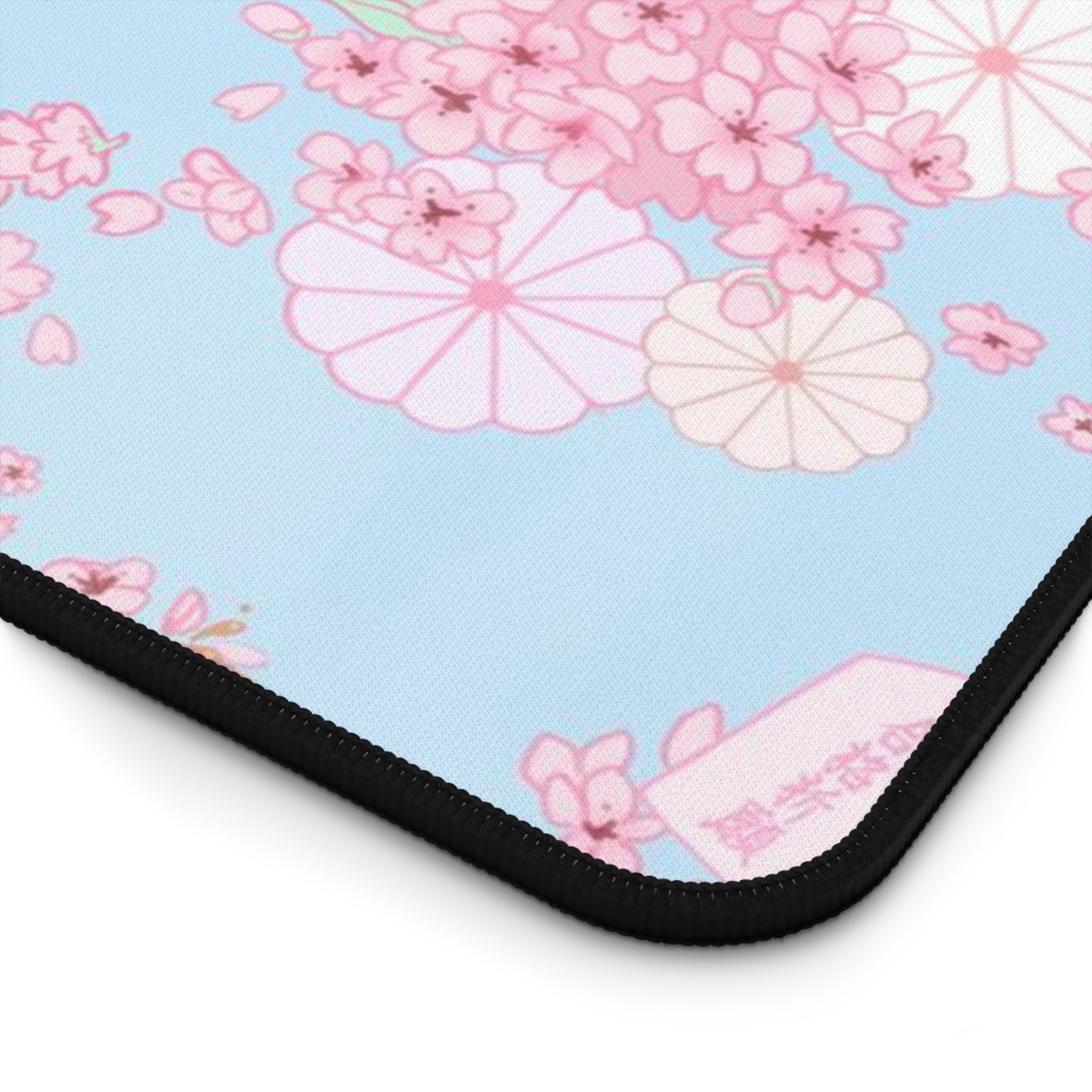 Sakura Teatime Desk Mat (Blue)