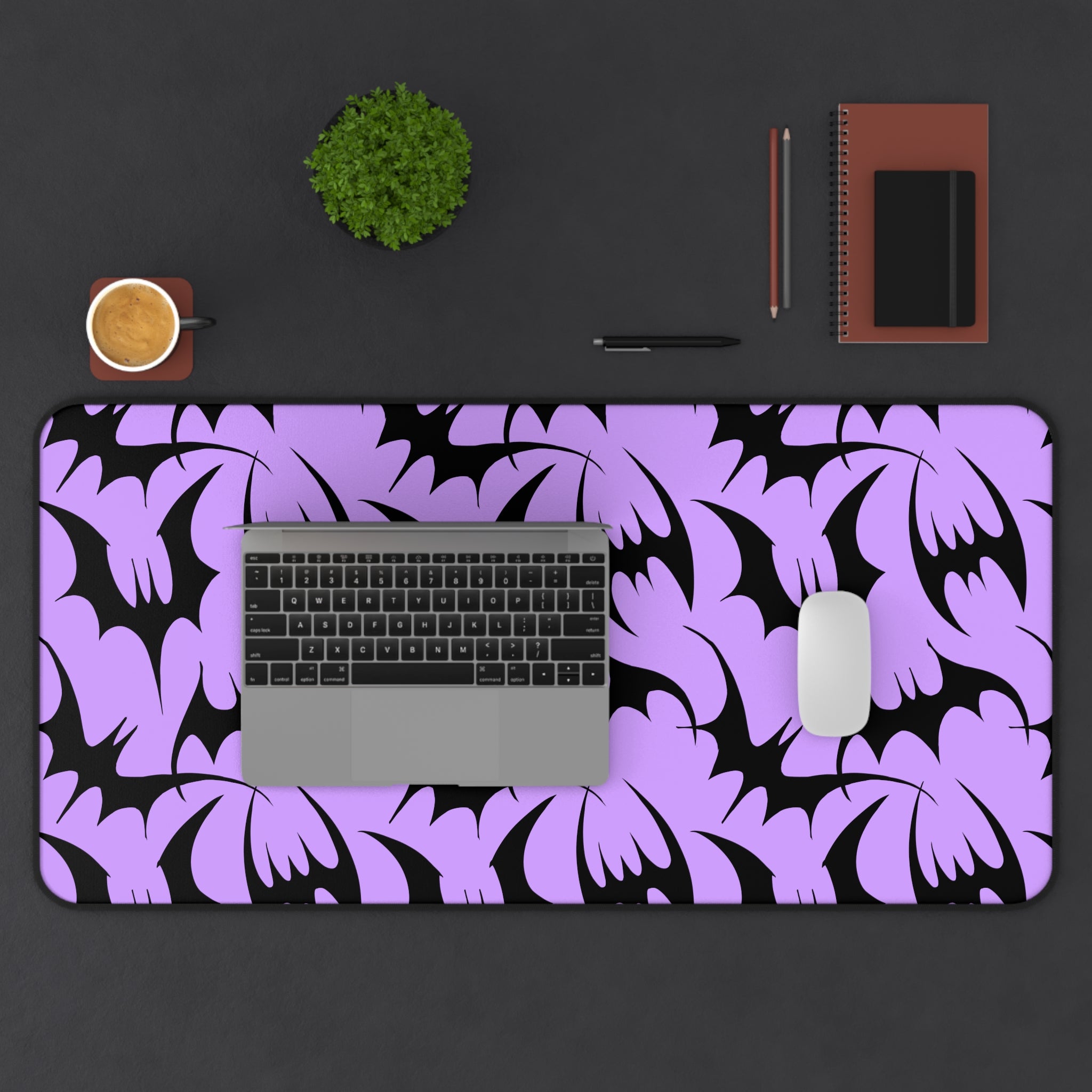 Bats Bats Bats Witch Desk Mat