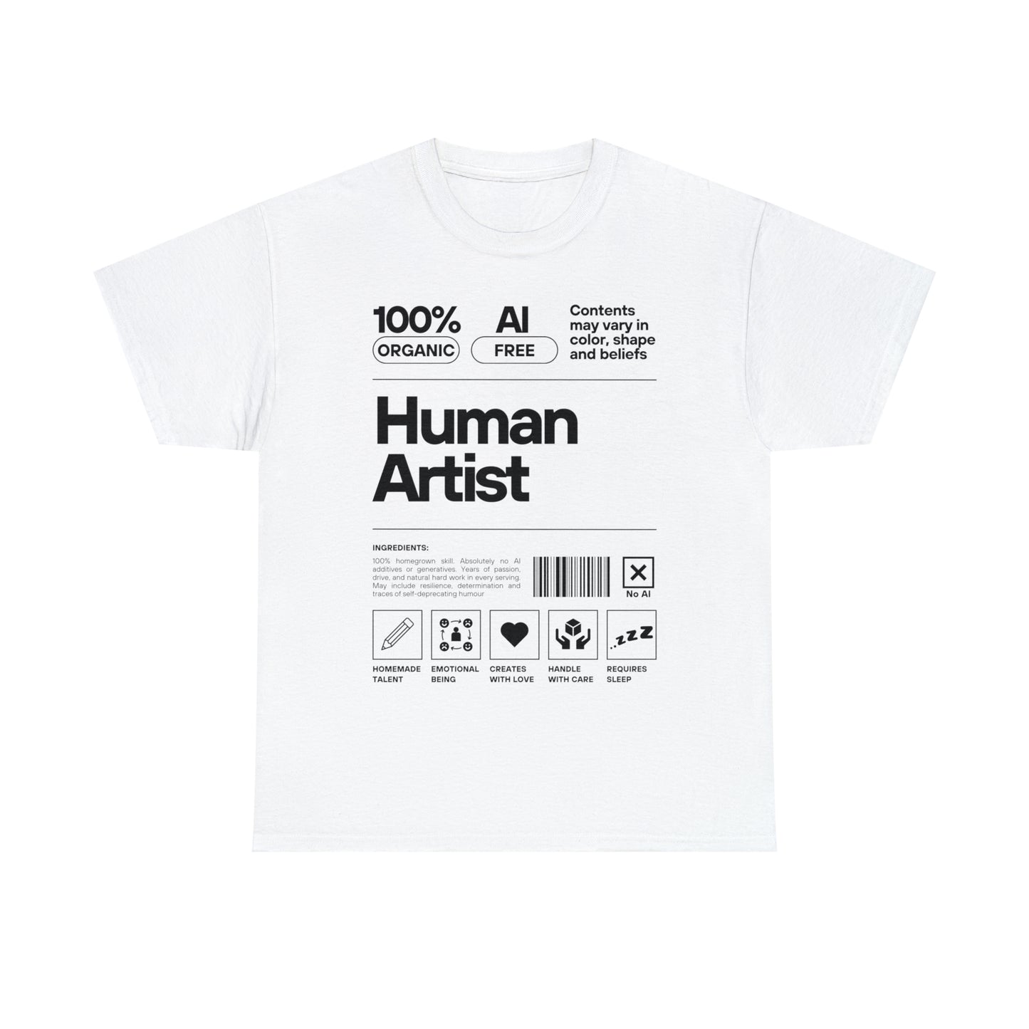 100% Human Artist Tee