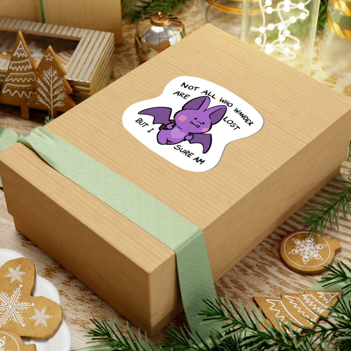 Not All Who Wander Sticker