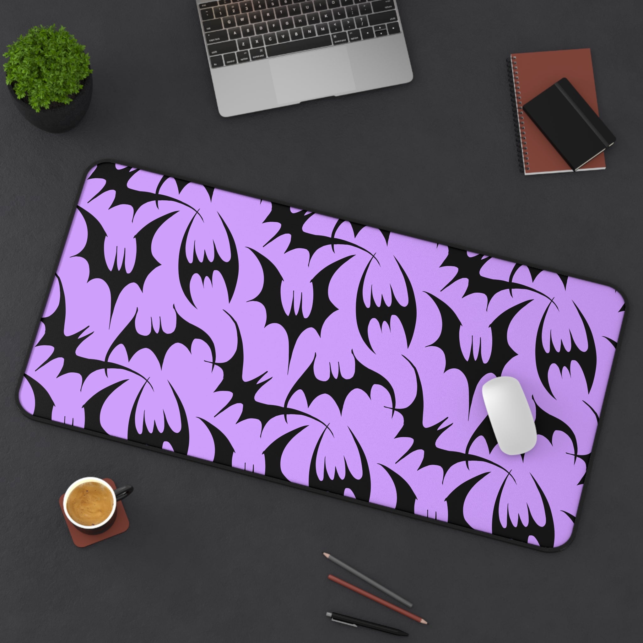 Bats Bats Bats Witch Desk Mat