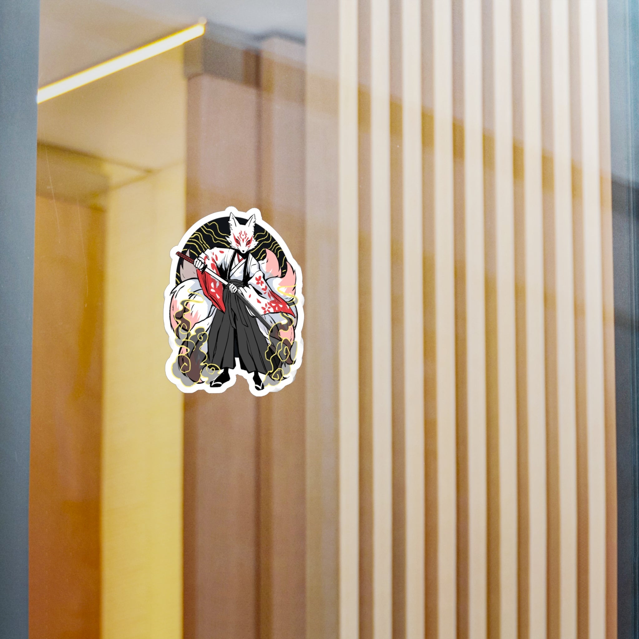 Kitsune Fox Ren Sticker