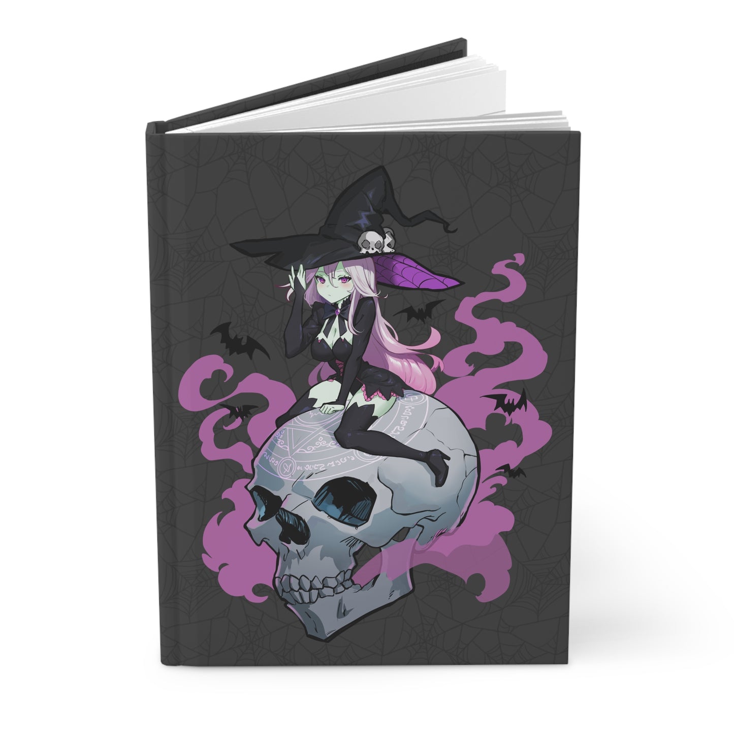 SkullRider Witch Hardcover Journal