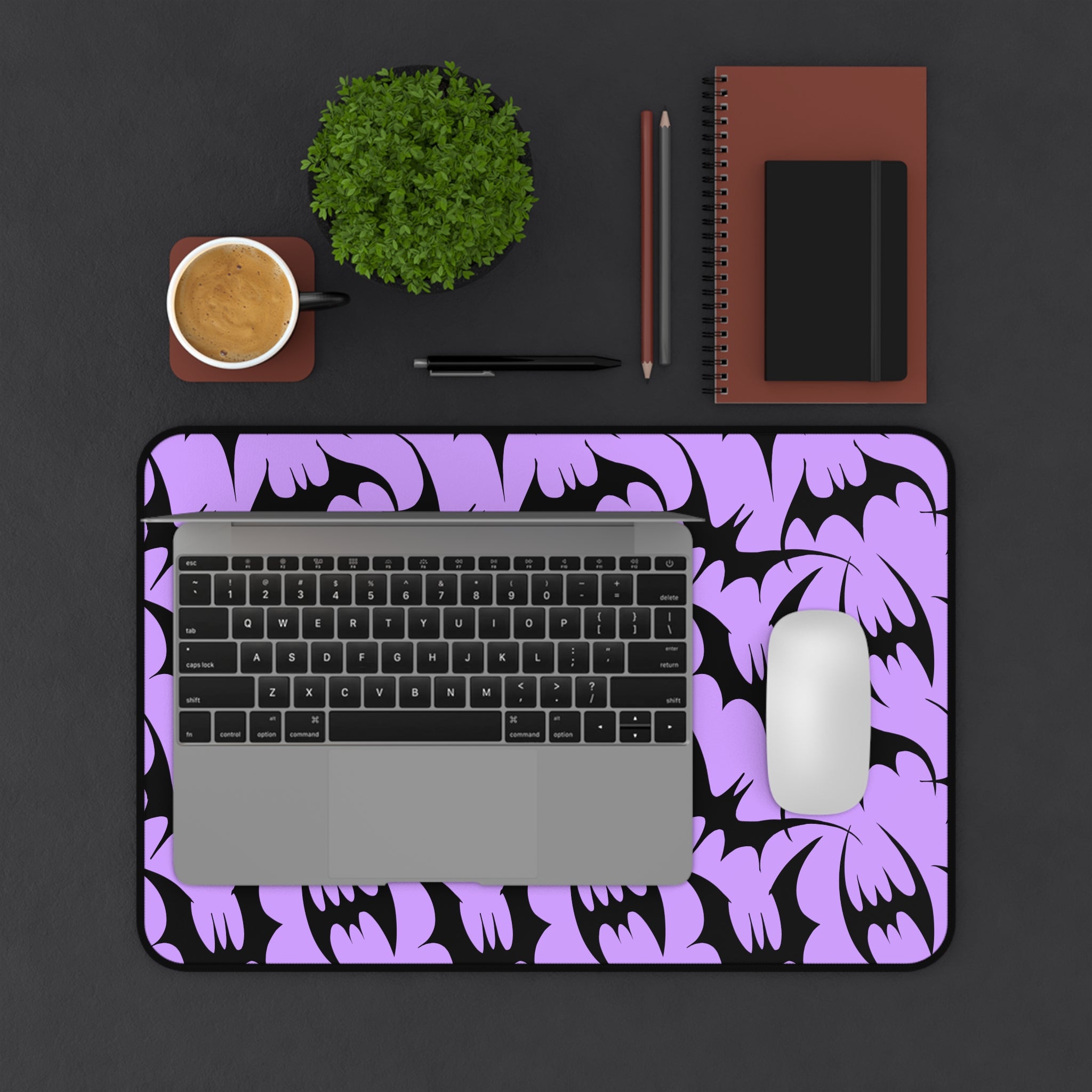 Bats Bats Bats Witch Desk Mat