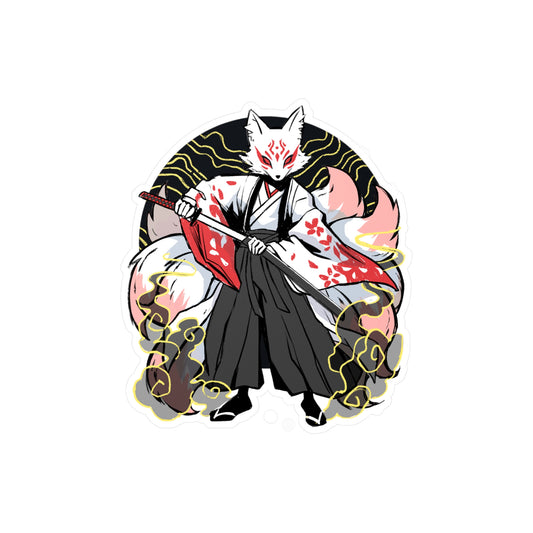 Kitsune Fox Ren Sticker