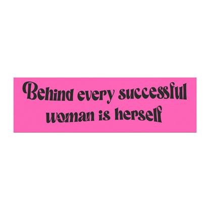 Successful Woman Car Magnet