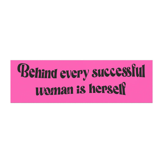 Successful Woman Car Magnet