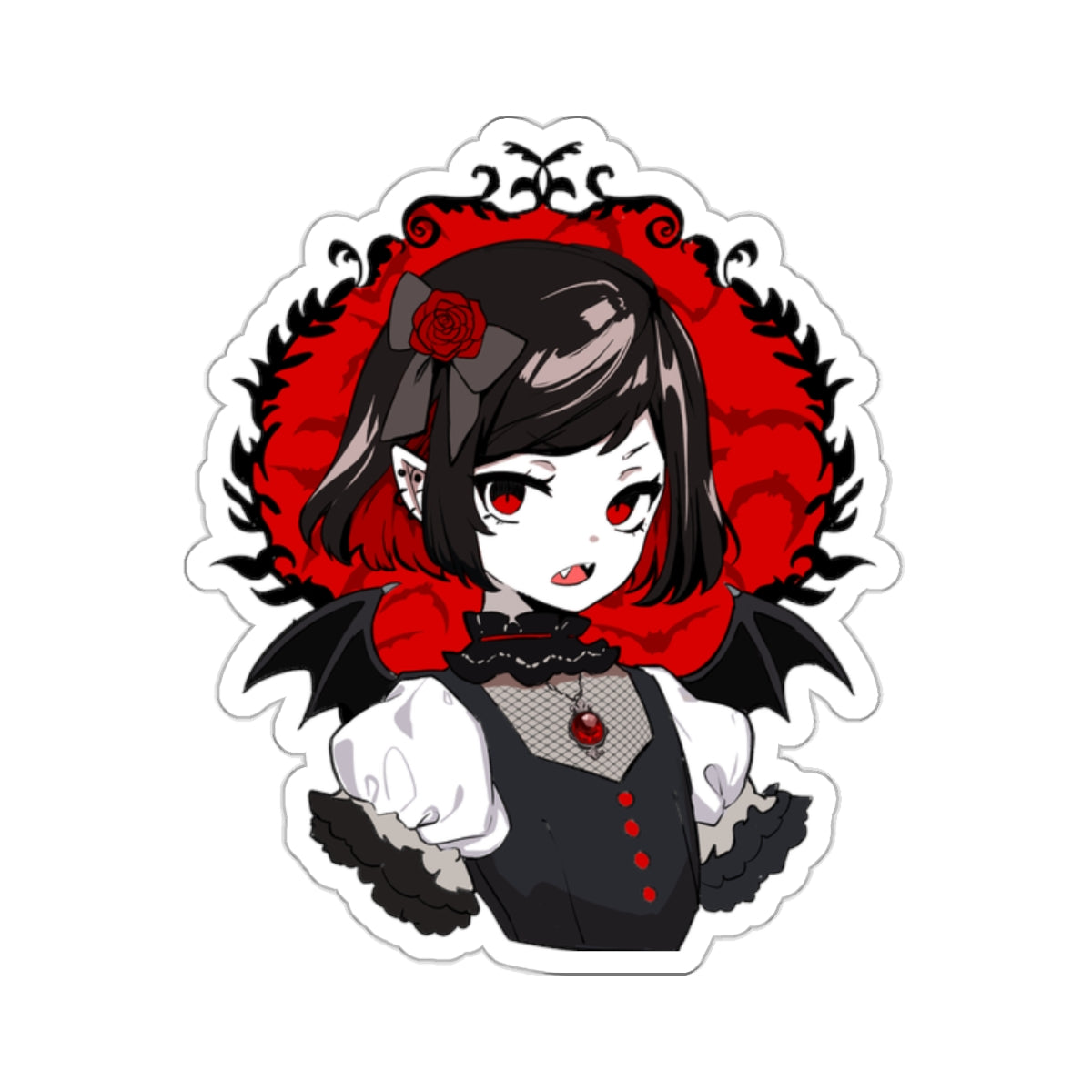 Little Vampire Girl Sticker