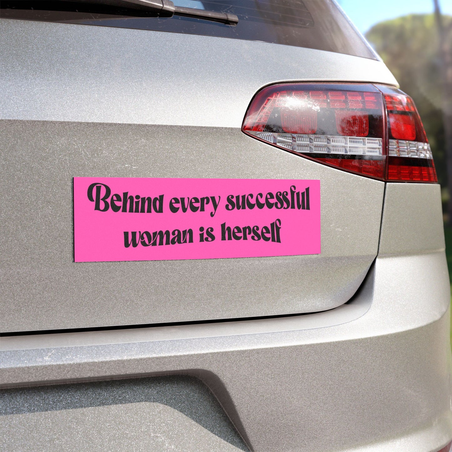Successful Woman Car Magnet
