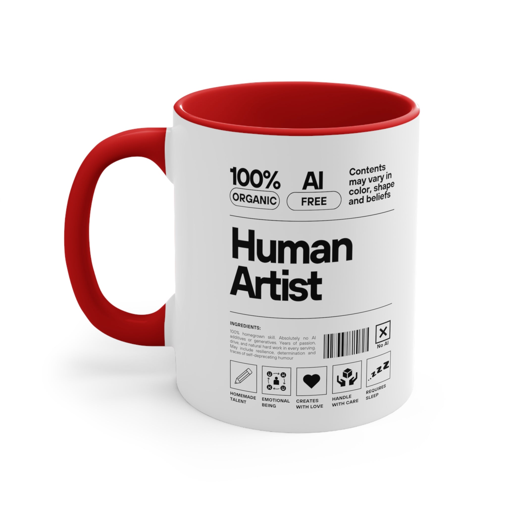 Human Artist Mug