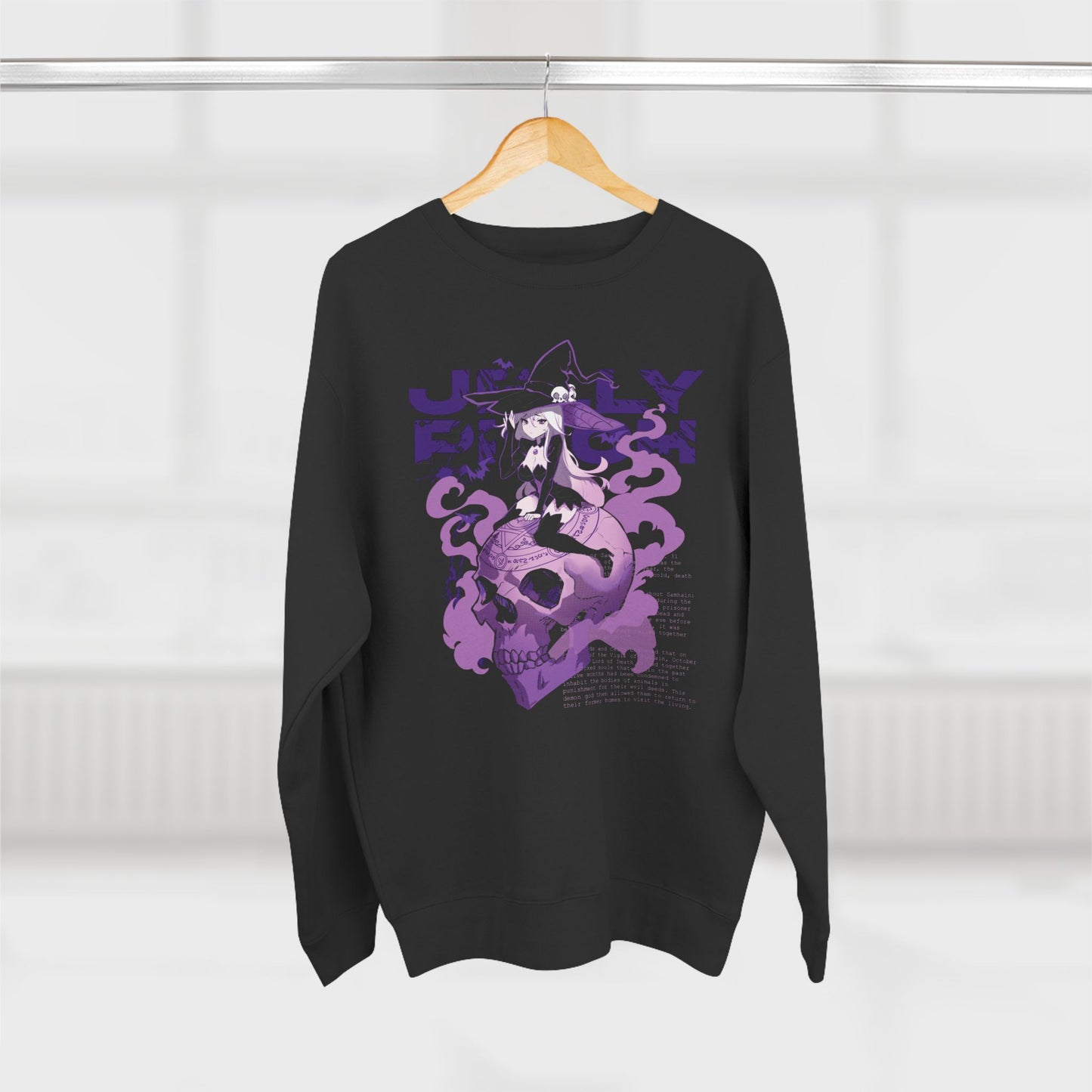 SkullRider Witch Crewneck Sweatshirt