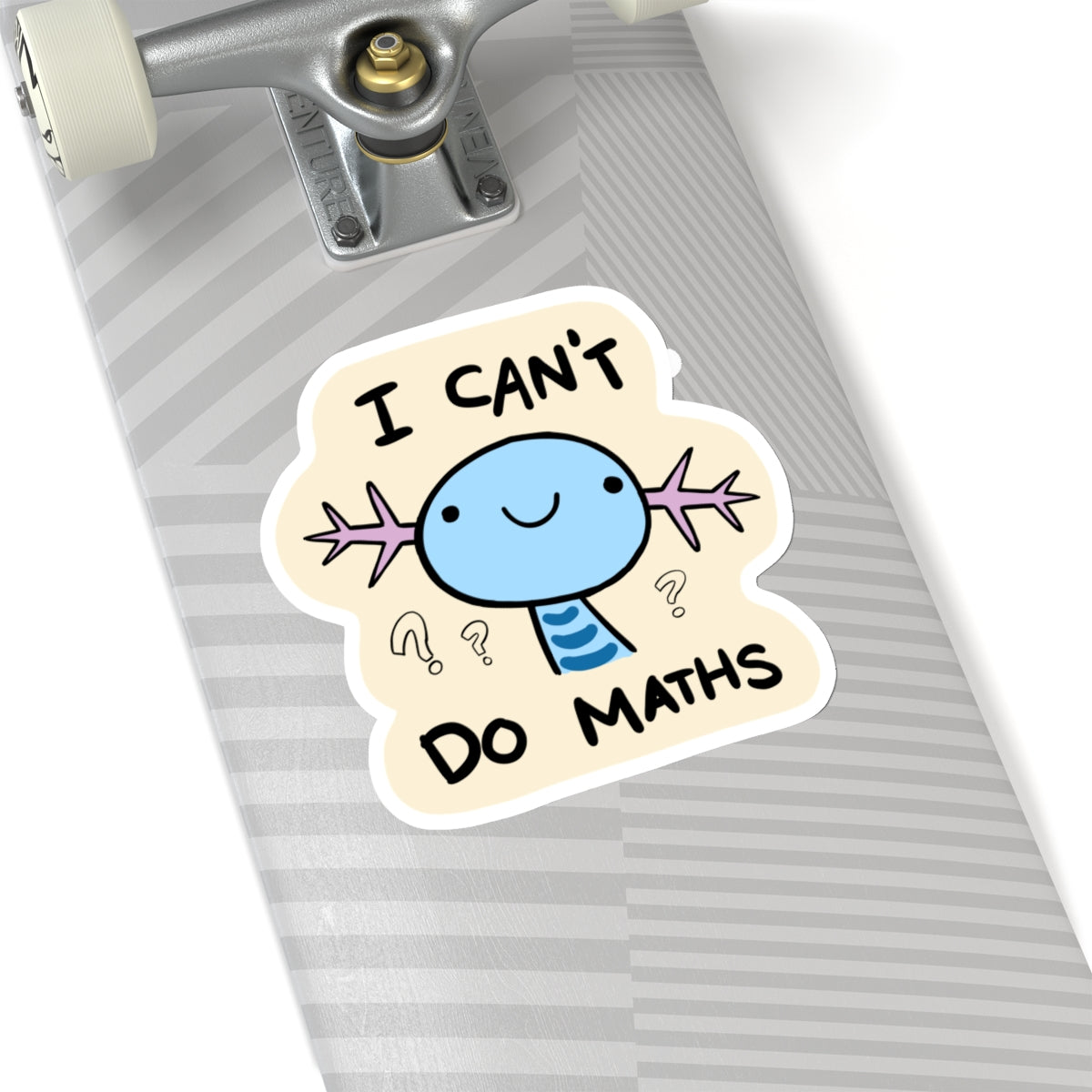 I Cant do Maths Sticker