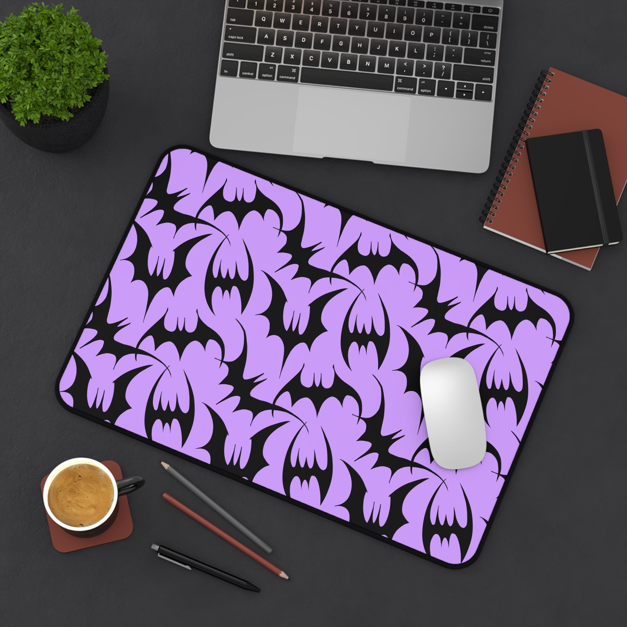 Bats Bats Bats Witch Desk Mat