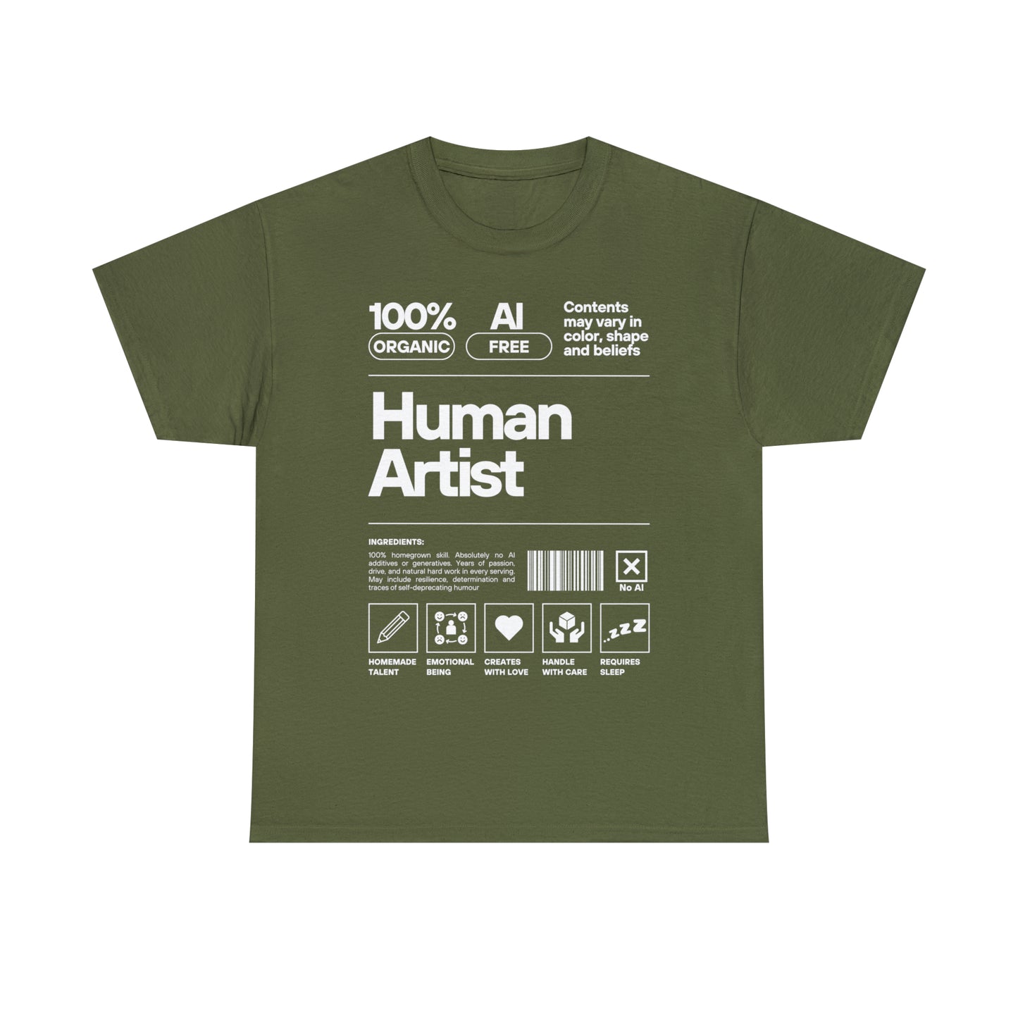 100% Human Artist Tee