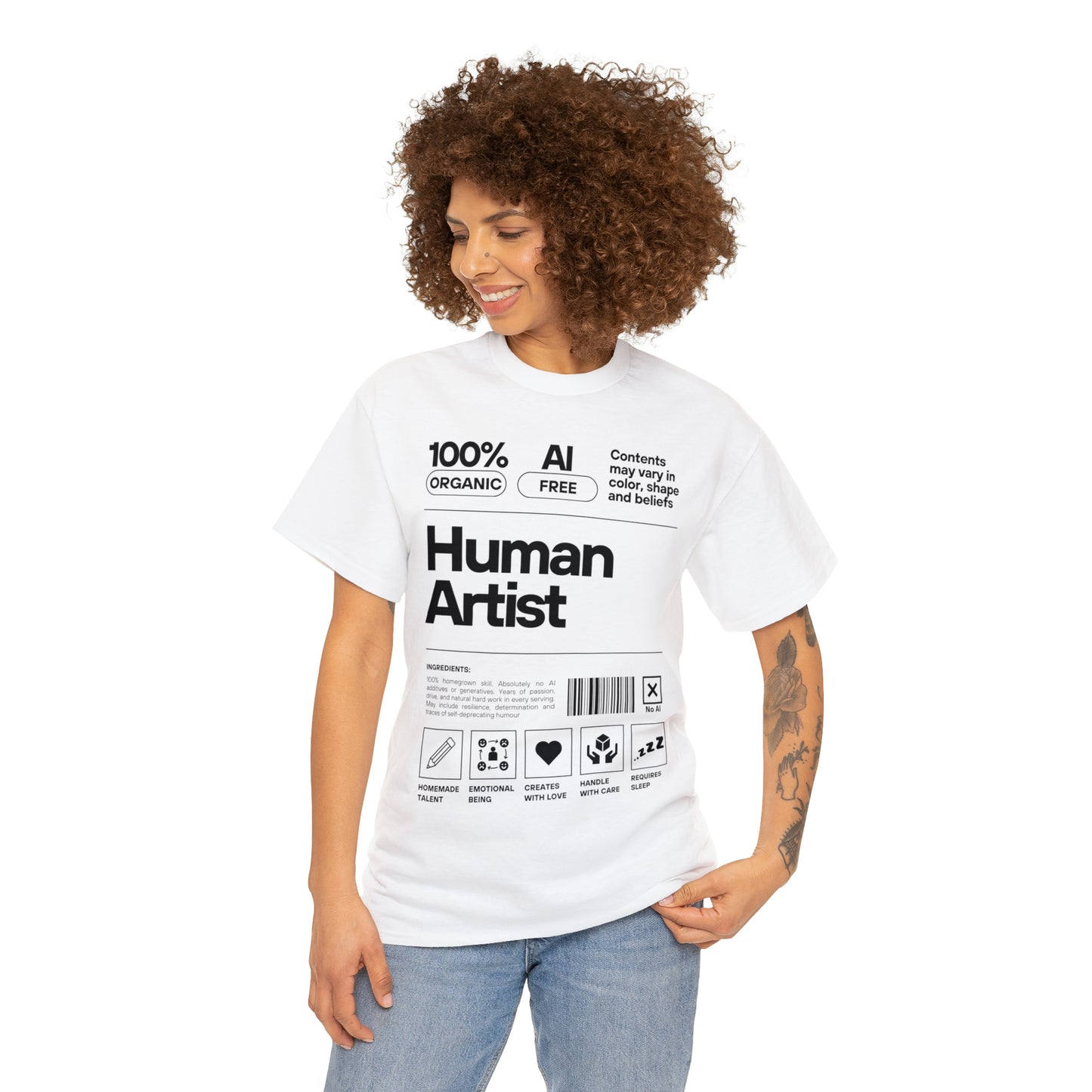 100% Human Artist Tee