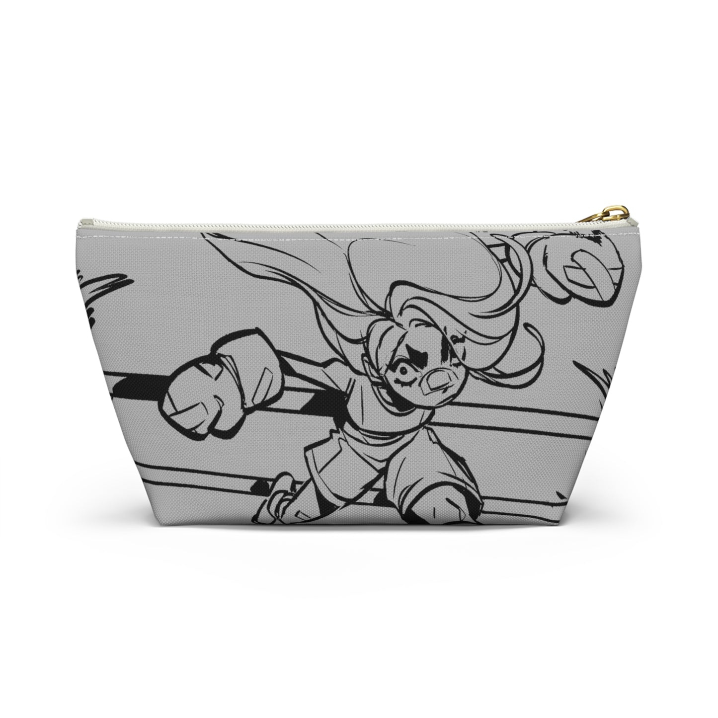 Super Punchy Girl Pouch (Grey)