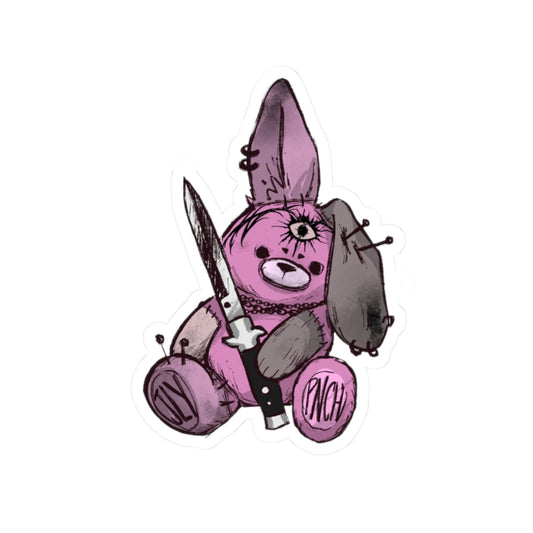 Grunge Bunny Sticker