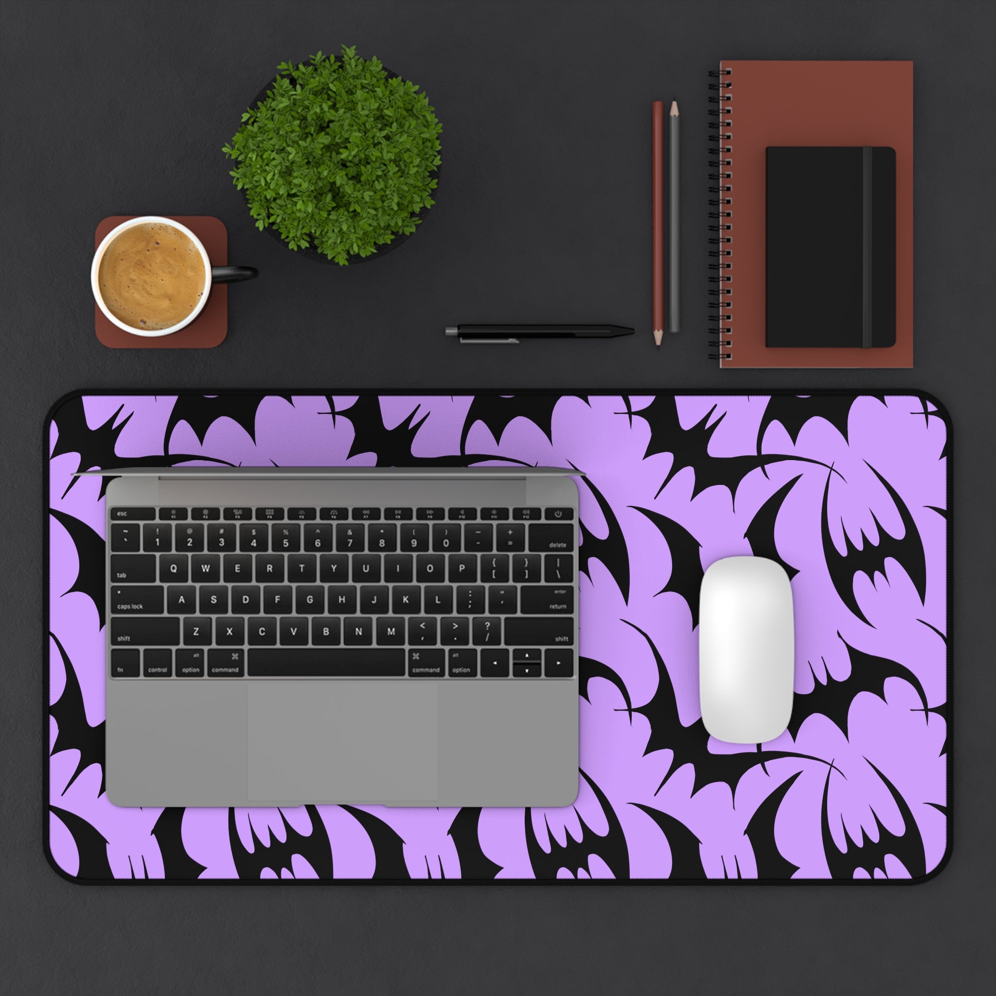 Bats Bats Bats Witch Desk Mat