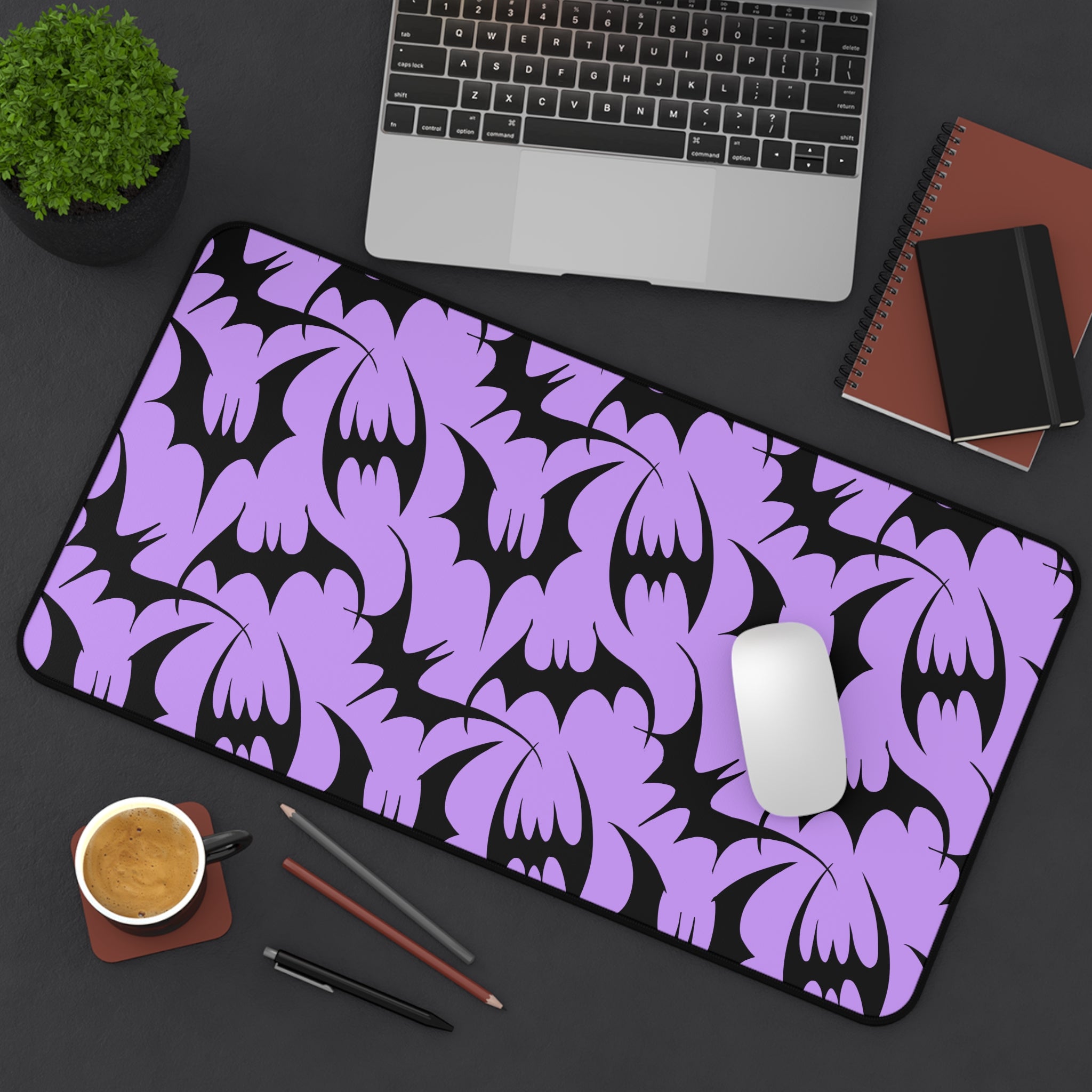 Bats Bats Bats Witch Desk Mat