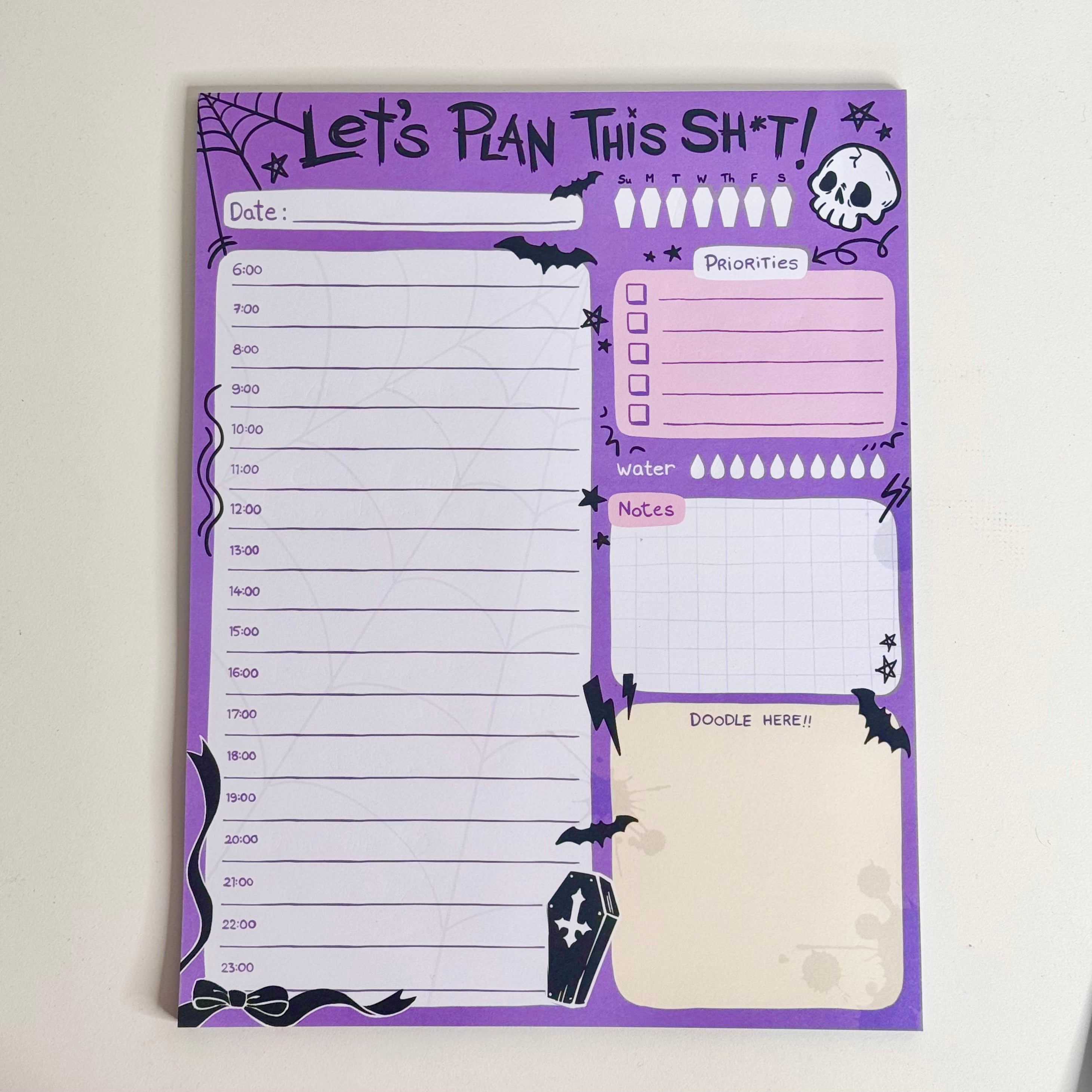 Pastel Goth Planner Set