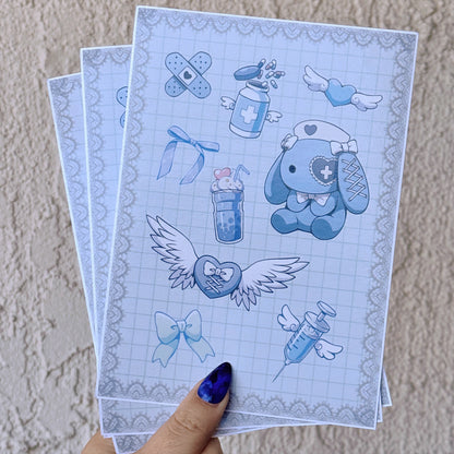 Jirai kei / Tenshi Kaiwai Sticker Sheets