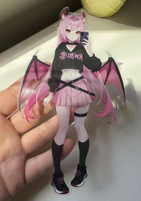 Succubae Selfie Sticker (Transparent)